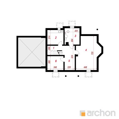  Maja levkoides (G2P) 0. korruse plaan